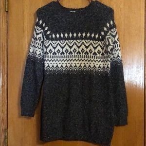 Long sleeve sweater dress